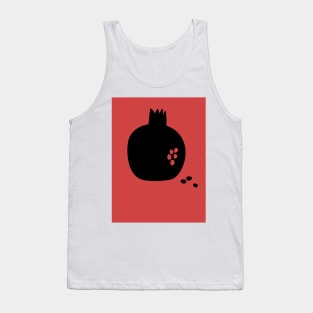 Pomegranate on red Tank Top